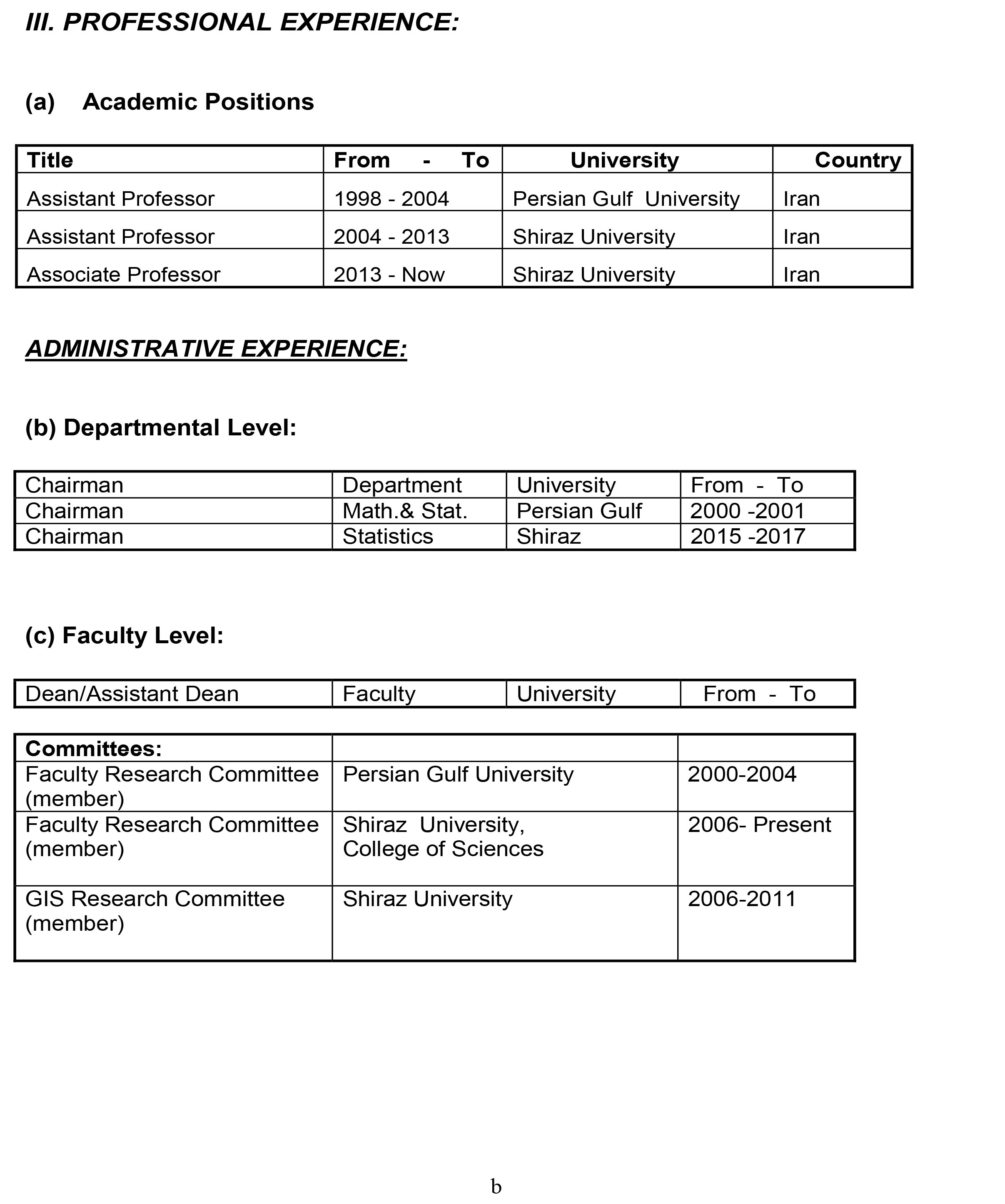 رزومه استاد - دکتر کاووس خورشیدیان