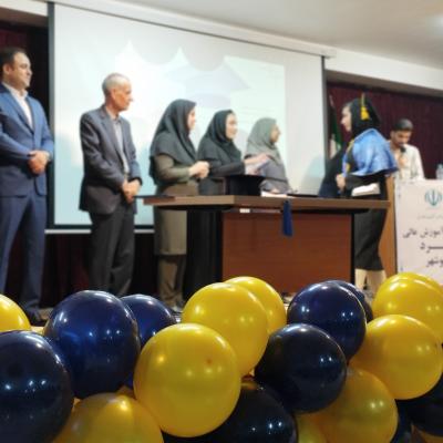 تصاویری از برگزاری مراسم فارغ التحصیلی دانشجویان موسسه آموزش عالی خرد